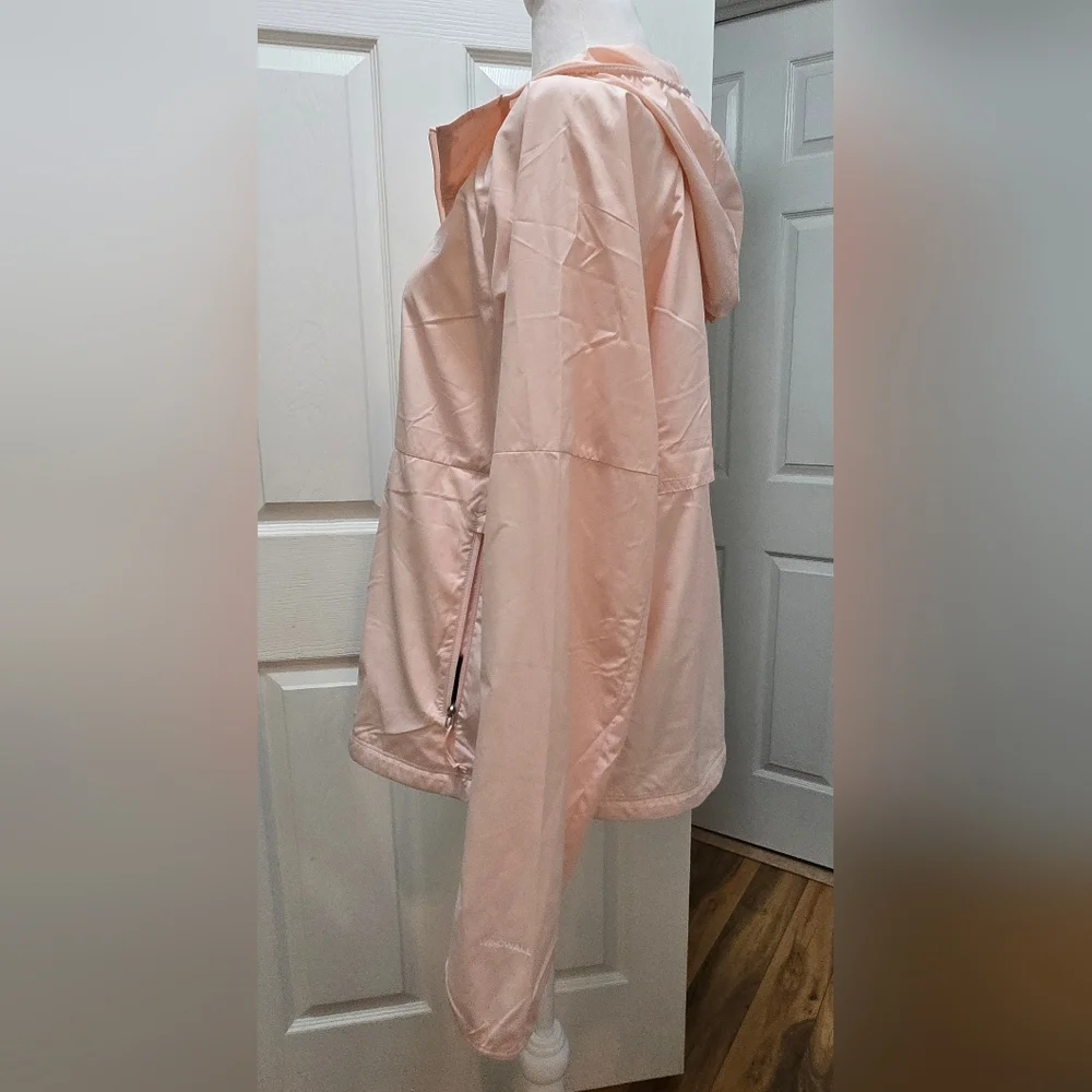The North Face Women's Light Pink Hooded Windbreaker Jacket, Size L - Picture 4 of 16